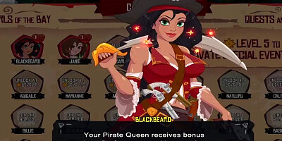 Pirate Booty (Nutaku Free Browser Game) Casual, Simulation, Adventure