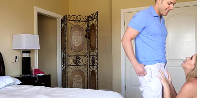 Pool Peeper Stepbro fuck Blonde Stepsis