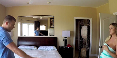 Pool Peeper Stepbro fuck Blonde Stepsis