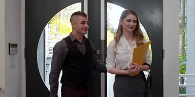 Naughty America Real Estate agent Bunny Colby does what it takes to close