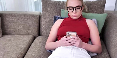 Uptight Teen Lets Step-Brother use her & Likes it