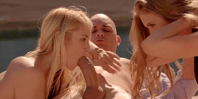 Lena Paul gaping on that huge dick in her asshole