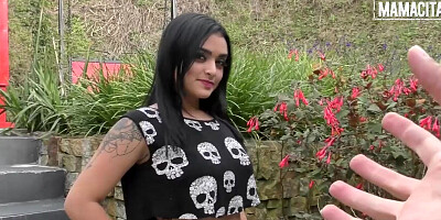 Lustful Latina Julia Cruz Picked Up By Two Hunks For Crazy Threesome - CARNE DEL MERCADO