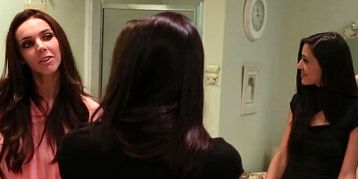 Depraved brunettes Lyla Storm and Tiffany Tyler in lesbian action