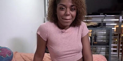 Squriting Ebony step-cousin Craves my Thick Dick - Milu Blaze