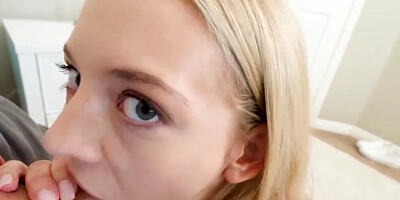 JAY'S POV - HORNY BLONDE STEP SIS LILY LARIMAR WANTS TO MAKE a PORNO