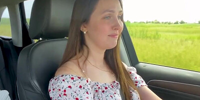 Okay, fuck me in the car. Stepson fucked stepmom after driving lessons