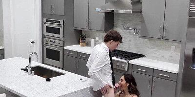 SPYFAM - Big Old Busty Stepmommy Ava Addams Seduces Stepson