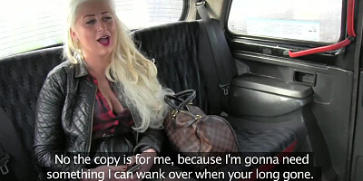 FakeTaxi - fucks blonde milf with big tits