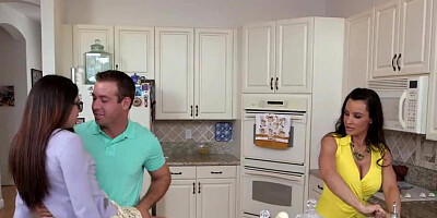 Nikki Benz Joins Stepdaughter and Her BF for a Threesome