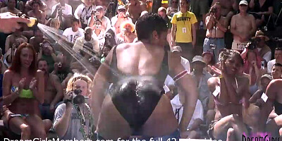 No Rules Wet T-shirt Contest At A Nudist Resort