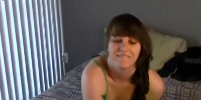 Naughty Stepcousin Gets her Hairy Pussy Fille up with Cum