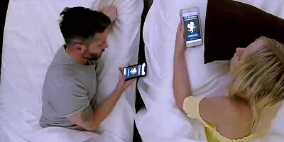 Mike Mancini is enjoying in some hard pussy drilling inside the bedroom