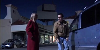 Hot blonde MILF fucked by old man