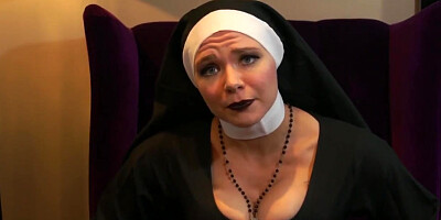 Muscular Nun Humiliates you with Muscle Comparison