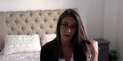Elegant real estate lady seals the deal with her delicious pussy