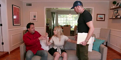BrokenBabes - Busty MILF Alix Lynx Fucks Her Son's Coach And Husband