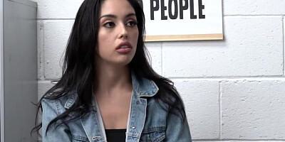 Smoking hot Latina gal is falsely accused of stealing and banged by a security officer