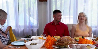 Gorgeous Aria Banks is getting fucked hard by her stepson