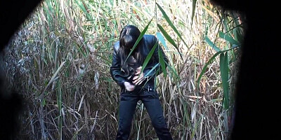 Female Street Pee 6