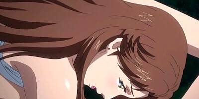 Anime cartoon shows girl tied up and fucked in the woods