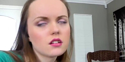 Stepdaughter River Fox seduces stepdad into POV doggystyle