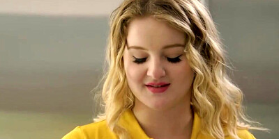 Smashing blonde cock teaser enjoying a hardcore pussy fucking with her lover on the couch