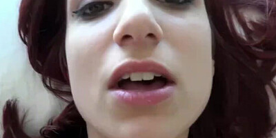POV intercourse with a young babe who moans loudly when having sex