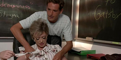 MILF professor Nina Dee is undressed and fucked by a student