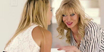 Two aroused MILFs are teaching the teen girl about the pleasures of lesbian sex