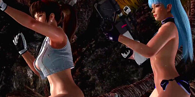 Dead or Alive Xtreme Venus Vacation Hitomi & Leifang Dolphin Wave Collab Costume Nude Mod Fanservice