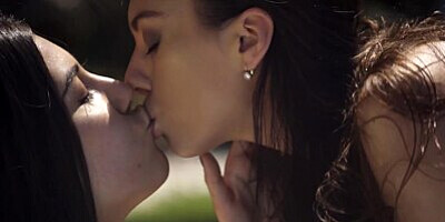 Lesbea Straight teen Anya Krey seduced by young lesbian Sabrisse