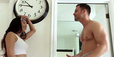 FamilyHookups - Creeping on my Hot Stepbro while he Masturbates