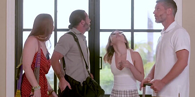 This is a Special Step-Father's Day Vacation - StepDaughters Are Stepdad Cock Virgins No More