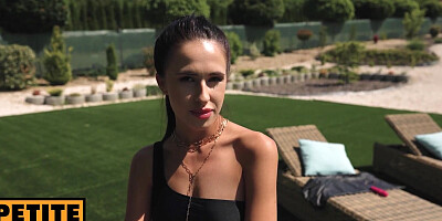 POV - Neighbor slut Alyssa Bounty fucks you like a pro