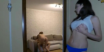 I Consoled myself while I Watched my Boyfriend Fuck my Stepsister