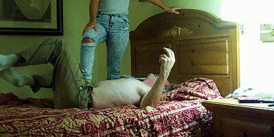 Trampling Cheating Husband (Google JayLa Inc)