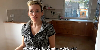 Blonde Wife Cheating her Husband