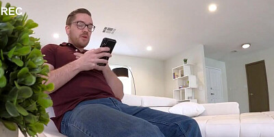 SPYFAM Camming Step Sister Ed into Sex