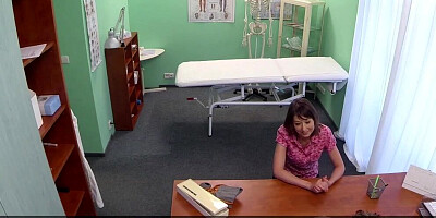 FAKE HOSPITAL - Patient Wants Advice On Dildo Stuck Inside Her Pussy