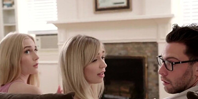 Stop Fucking around or i'm going to Put a Dick in You Step Sis Threesome