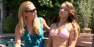 SEXYMOMMA - Bitchy Teen Disciplined by Lesbian Stepmom