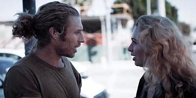 Guy saves MILF's life and makes it with her then