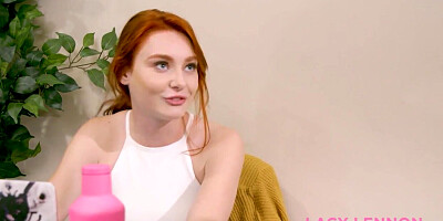 Redhead and blonde have hot lesbian massage