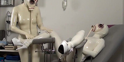 Latex pissing lesbians