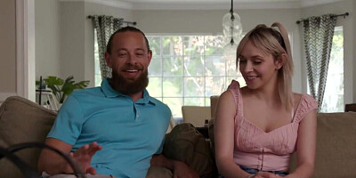 Ava Sinclaire is going to enjoy daddy's colossal boner