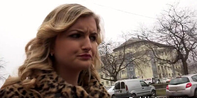Picked up in public blonde fucks pov