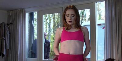 Emma is having sex with the older spying pevert