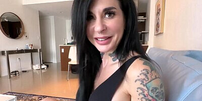 Mom's Goth Best Friend Edges My Cock - Joanna Angel - MomComesFirst - Alex Adams