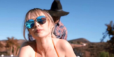 Lilly Bell cheats a billion times before her BF arrives